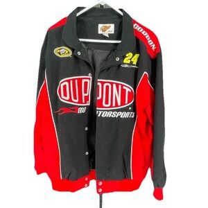 Vintage Winners Circle Jeff Gordon Dupont Motorsports Nascar Jacket Men's Medium